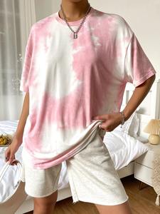 T-shirt pour femmes 100% polyester respirant, léger, manches courtes, col rond, logo personnalisé, tee-shirt élégant décontracté pour filles, idéal pour l'été - Product Image 4