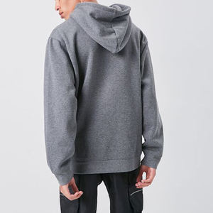 Dec Oem Custom Fall Hombres Ropa Jumper Corded Hood Sweatsuit Youth Adult Grey Grueso Algodón Sudadera Unisex Sudaderas con capucha en relieve - Product Image 3