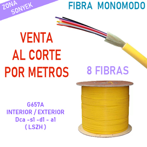 Cavo in Fibra Ottica Monomodale a 8 Fibre Tagliato su Misura per Reti - Product Image 1