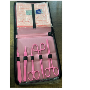 Kit de cirugía menor al por mayor, 5 piezas, incluye almohadilla de silicona, kit de disección, instrumentos médicos, instrumentos quirúrgicos portátiles - Product Image 4