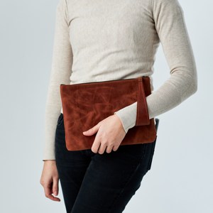 Bolsa de maquillaje femenina de cuero genuino de gran capacidad, organizador de viaje para Vintage neceser, cierre de cremallera, bolsa de cosméticos portátil - Product Image 1