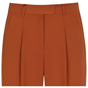 กางเกงขายาวผ้าแคนวาสทรงตรงเอวกลาง ผูกเชือก ระบายอากาศ แห้งเร็ว สำหรับผู้หญิง สไตล์ลำลอง ธุรกิจ ทำงาน ผ้าฝ้าย 100% - Product Image 2