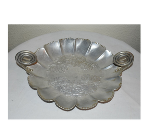 ถาดเสิร์ฟอะลูมิเนียมคุณภาพสูง ดีไซน์สี่เหลี่ยมลายตอก งานฝีมือคุณภาพเยี่ยม พร้อมหูจับ - Product Image 6