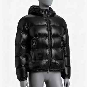 Veste d'hiver décontractée pour homme avec doudoune épaisse, capuche chaude, vêtement d'extérieur d'hiver, manteau d'affaires, tissu en polyester tissé - Product Image 5