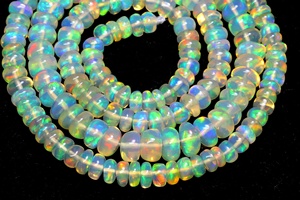 ที่ดีที่สุดคุณภาพเอธิโอเปียโอปอลลูกปัด Welo ไฟโอปอล Cabochon ลูกปัดรอบตัดโอปอลอัญมณีขนาด 3 มม.-5 มม. - Product Image 2