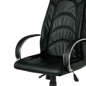 Chaise de bureau moderne Saray Boss élégante Nouveau design ergonomique pivotant avec cuir véritable et métal Fabriqué en Turquie - Product Image 4