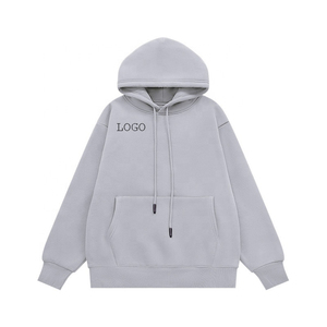 Sudadera con capucha lisa de poliéster y algodón al por mayor de fábrica, Sudadera con capucha en blanco para mujer, alta calidad - Product Image 5
