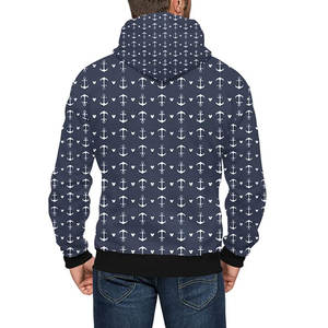 Jersey de manga larga para hombre, sudadera con capucha con estampado DTF a todo color, ropa de gimnasio de algodón 100%, ropa de calle de invierno - Product Image 2