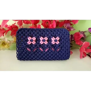 Bolsos de mano de mujer de paja de cuerda de algodón hechos a mano con tema moderno, bolsos de playa de macramé de ganchillo con borlas Vintage, bolsos de mano y bolsos la - Product Image 2