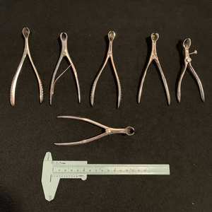 Spéculum nasal Greishaber Gerzog Vienne, instrument chirurgical ORL en acier inoxydable, outil d'examen chirurgical manuel, autoclavable - Product Image 1