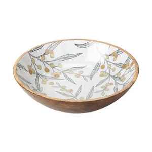 Wholesale Direct Eco Friendly Decorative Wooden Salad Serving Bowl New Design Hand Finished Customized Classic Kitchen <b>Utensils</b> - Product Image 6