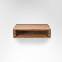 Table d'étude en bois de Sheesham-Table d'ordinateur portable de bureau à domicile-Bureau pliable mural-Bureau mural-Étagère murale Bureau flottant