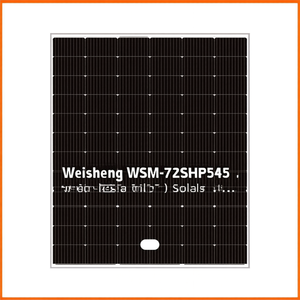Panneau solaire Weisheng WSM-72SHP545 - Product Image 2