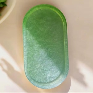 Resin Decorative <b>Tray</b> in Multiple Colors Cosmetic <b>Organizer</b> Home Decor Oval Resin <b>Tray</b> Vanity <b>Tray</b> High Quality - Product Image 2