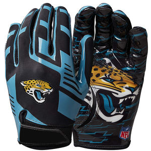 Guantes de Receptor de Fútbol Americano Profesionales Personalizados para Jóvenes, Palma de Alta Adherencia, Parte Trasera Sublimada, Agarre Transpirable - Product Image 3