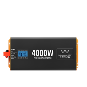 Inversor de Onda Sinusoidal Pura Monofásico HOULI de 2000W, 12V/24V a 110V CA, Certificado ETL CE FCC, 90% de Eficiencia para Uso en Autocaravanas/Camiones - Product Image 2