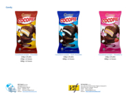 Cocoaland Kokojelly-Grosella negra 110g x 24 pkts / 320g x 24 pkts/720G x 12 pkts Gelatina de chocolate