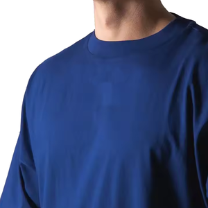 Camiseta cuadrada de algodón 100% de alta calidad para hombre, diseño de hombro caído con estampado personalizado, gran oferta a 2800 Gsm exclusivo para hombres - Product Image 1