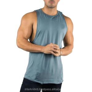 Débardeurs de sport décontractés respirants pour hommes en polyester sans manches pour la musculation et l'entraînement - Product Image 2