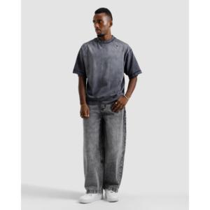 เสื้อยืดทรงบ็อกซี่ รุ่น Essential สีซีดแบบดิสเทรส ผ้าฝ้าย 100% ระบายอากาศได้ดี กันยับ มีให้เลือก 240 กรัม 280 กรัม 300 กรัม ผ้าเจอร์ซีย์ ผ้าเทอร์รี่ ใหม่ - Product Image 1