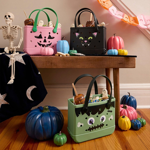 Bolso de playa de EVA con estampado personalizado al por mayor de fábrica, impermeable, de silicona, de verano, de goma, para fiestas y vacaciones - Product Image 1