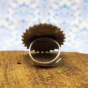 Anillo de Plata de Ley 925 hecho a mano, anillo de plata bohemio, artículo de regalo de la familia real Tribal, joyería, anillo ajustable oxidado, compra a granel - Product Image 4