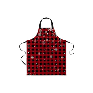 Delantal de cocina de algodón puro 100% más vendido, recién llegado, sin mangas, estampado personalizado con logotipo personalizado - Product Image 4
