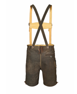 Traje de Festival Bávaro, Lederhosen para el Oktoberfest, Lederhosen Alemanes, Pantalones Cortos Trachten para Hombre - Product Image 4
