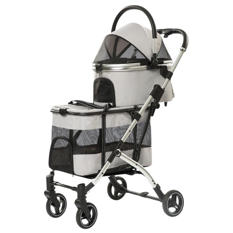 Silver-Gray With Cover & Leash