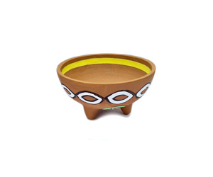 Terecotta Argile Brûleur Palo Santo Smudge Stick Résine Sauge Brûleur Titulaire Rond Bleu Couleur Céramique Bougie T Lumière Titulaire Encens - Product Image 5