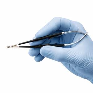 Porte-aiguilles microchirurgical Castroviejo, poignée à ressort, instrument chirurgical ophtalmique - Product Image 4