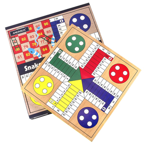Juego de mesa de madera con forma de Ludo para niños y adultos, divertido juego de mesa de interior, venta directa de fábrica - Product Image 6