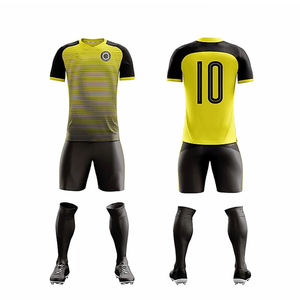 Custom Sublimation Jersey Cheap Quick Dry Sport Soccer Uniform Sets Polyester <b>Mesh</b> Football Jersey Soccer Wear - Product Image 3