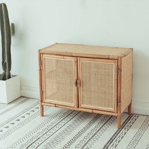 Organización de muebles para armario de mimbre de cocina con juego de cajones de 3 niveles armarios ecológicos hechos a mano - Product Image 6