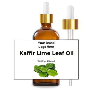น้ํามันหอมระเหย Kaffir ใบมะกรูด (ซิตรัสไฮสทริกซ์) ฉลากส่วนตัวระดับพรีเมียม OEM - Product Image 1