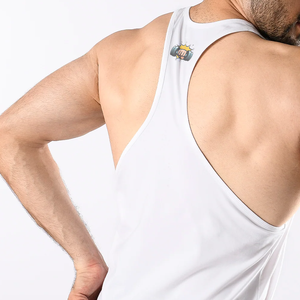 Camiseta sin mangas personalizada para gimnasio y fitness para hombre, ropa informal de alta calidad al por mayor, camisetas transpirables para gimnasio para hombre - Product Image 5