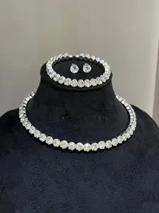 Collar de tenis de oro 9K 14K 18K con diamantes cultivados en laboratorio, gargantilla de diamantes CVD, joyería fina para mujer, elegante regalo de aniversario al por mayor - Product Image 6