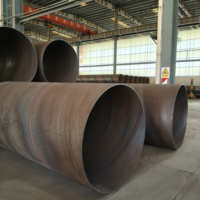 Tubería de Acero SSAW con Recubrimiento 3PE Grado L360 API 5L, Soldadura Espiral, para Transporte de Fluidos, Probada por SGS, Precio de Fábrica Tangshan, Corte a Medida