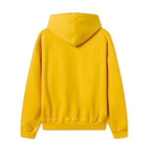 Veste à capuche jaune pour hommes pull à manches longues en coton polaire durable chaud confortable hiver sweats à capuche décontractés pour hommes et femmes - Product Image 3