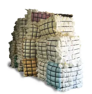 100% Clean And Dry Mixed Color Leftover Foam Scrap Recycled Furniture Foam Waste PU Foam Scraps in bales Low Price