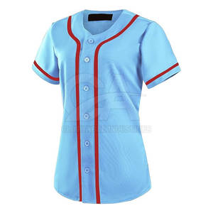Jersey de softbol para mujer superventas, Jersey de softbol de secado rápido para mujer, nuevo diseño, Jersey de softbol personalizado liso para mujer - Product Image 1