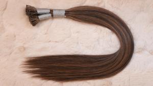 Cutícula alineada de alta calidad 100% Natural Pre-bonded Nail U Tip Keratin Hair Extension Straight Virgin Remy Extensiones de cabello humano - Product Image 2