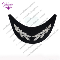 Visera Bordada a Mano con Hilo Metálico Personalizada - Diseño Liso Ceremonial Ecológico Unisex para Exteriores, Esquí, Cuatro Estaciones, Uso Diario