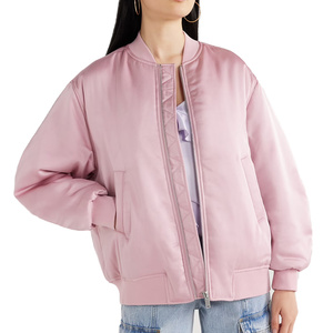 Chaqueta Bomber Teñida de Otoño para Mujer, Estilo Chic, con Bolsillos Decorativos para Salidas Diarias y Mercados de Moda Globales - Product Image 2