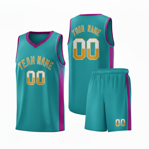 Uniforme de Baloncesto Personalizado 2026 |   Conjunto de Jersey sin Mangas Antibacteriano 100% Poliéster para Sublimación con Nombre y Número del Equipo |   OEM/ODM - Product Image 1