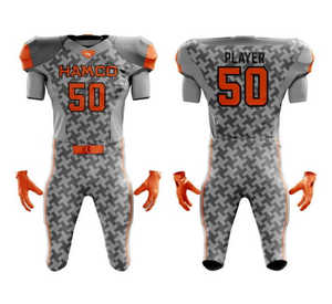 Venta caliente precio barato uniforme de fútbol americano diseño personalizado uniforme de fútbol americano - Product Image 1