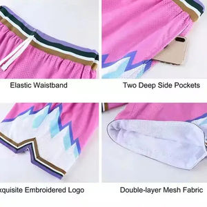 Pantalones cortos para hombre/pantalones cortos para hombre 100% poliéster algodón nuevo estilo logotipo impresión sublimación corta sublimación pantalones cortos en blanco - Product Image 6