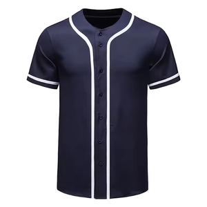 Compre tela de poliéster transpirable de uniforme de béisbol de pelota suave personalizable básica de calidad superior - Product Image 2