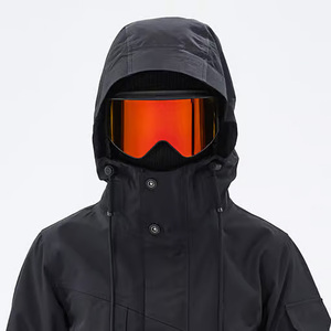 Veste de ski pour femme OEM conception personnalisée avec impression de logo de couche thermique de coque imperméable et marque de marque de distributeur - Product Image 5