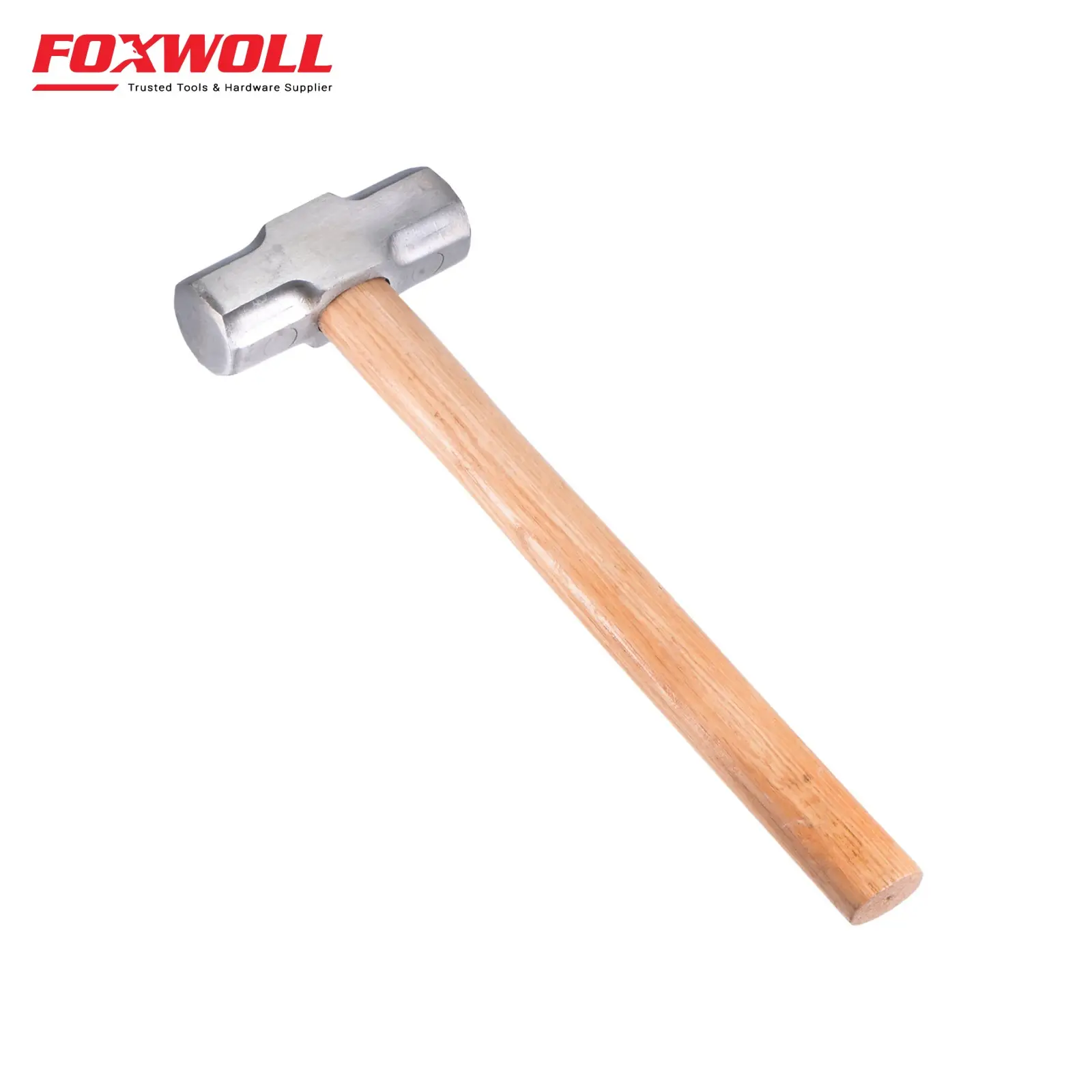 Palu luncur dengan pegangan kayu, 4lb/6lb/8lb untuk penghancur tiang mengemudi retak batu dan beton